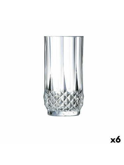 Glass Cristal d’Arques Paris Longchamp Transparent Glass (28 cl) (Pack 6x)
