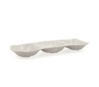 Snack tray Bidasoa Ikonic Grey Plastic Melamin 28,6 x 10,9 x 3,1 cm (12 Units) (Pack 12x)