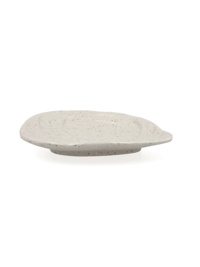 Flat Plate Bidasoa Ikonic Grey Plastic Melamin 16 x 12,7 x 2,3 cm (12 Units) (Pack 12x)