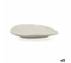Plato Llano Bidasoa Ikonic Gris Plástico Melamina 16 x 12,7 x 2,3 cm (12 Unidades) (Pack 12x)
