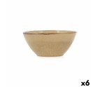 Bol Bidasoa Ikonic Cerámica Marrón (15,8 x 15 x 7 cm) (Pack 6x)
