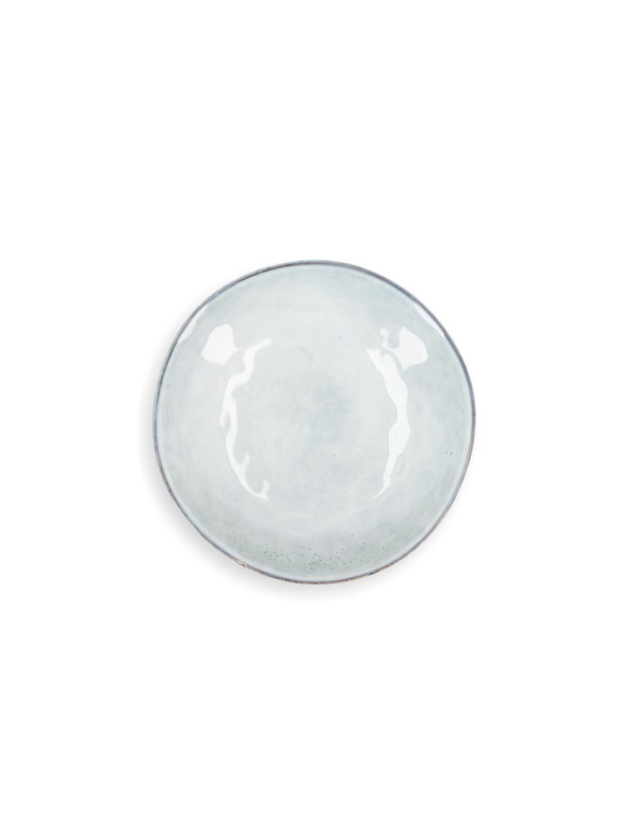 Deep Plate Quid Boreal Blue Ceramic 21 cm (6 Units)