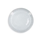Plato Llano Quid Boreal Azul Cerámica 27 cm (4 Unidades)