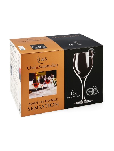 Copa de vino Chef & Sommelier Sensation Exalt 410 ml 6 Piezas
