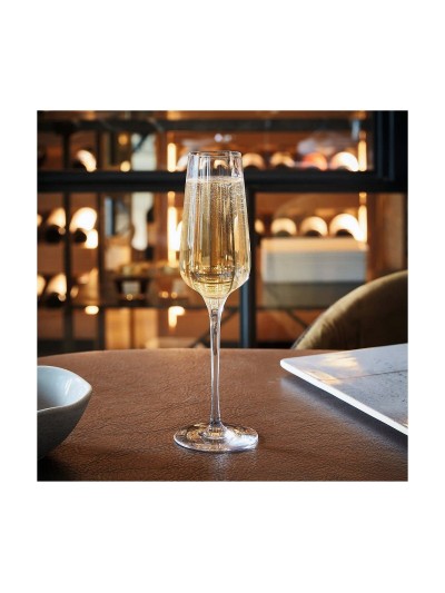 Champagne glass Chef & Sommelier 6 Units Transparent Glass (21 cl)
