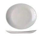 Assiette plate Arcoroc Restaurant 30 x 26 cm Blanc verre (6 Unités)