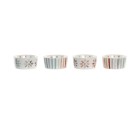 Bandeja de Aperitivos DKD Home Decor 19,7 x 19,7 x 1 cm Multicolor Gres