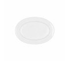 Plat à Gratin Bidasoa Glacial Céramique Blanc (26 x 18 cm) (Pak 6x)