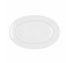 Serving Platter Bidasoa Glacial Ceramic White (32 x 22 cm) (Pack 3x)