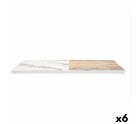 Bandeja de Aperitivos Quid Boreal Bicolor Plástico Melamina 30 x 20 cm (6 Unidades) (Pack 6x)