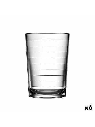 Vaso Quid Urban Transparente Vidrio 6 Unidades 500 ml (Pack 6x)