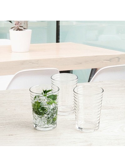 Vaso Quid Urban Transparente Vidrio 6 Unidades 500 ml (Pack 6x)