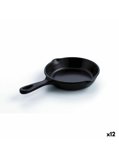 Sarten para Servir Aperitivos Quid A'bordo Negro Plástico (12 Unidades) (Pack 12 x)