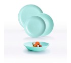 Tableware Luminarc Pampille Turquesa Turquoise Glass 18 Pieces