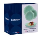 Vajilla Luminarc Pampille Turquesa Turquesa Vidrio 18 Piezas