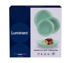 Assiettes Luminarc Pampille Turquesa Turquoise verre 18 Pièces