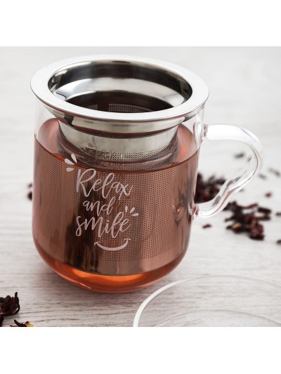 Juego de Tazas de Café Quid Serenia Transparente Vidrio Acero Inoxidable 350 ml 3 Piezas