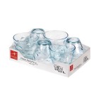 Set of glasses Bormioli Rocco Flora Blue Glass 260 ml