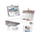 Soporte para Copas Metaltex My-crystal 38 x 26 x 7 cm Metal hasta 12 copas aprox. con pie de 7 cm de diámetro máx.