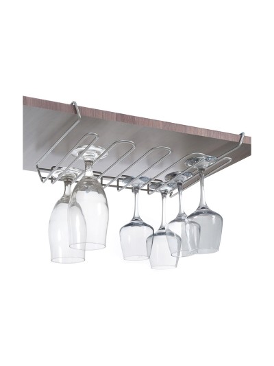 Soporte para Copas Metaltex My-crystal 38 x 26 x 7 cm Metal hasta 12 copas aprox. con pie de 7 cm de diámetro máx.