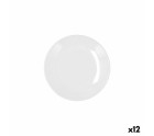 Plate Bidasoa Glacial Coupe Ceramic White (16,5 cm) (Pack 12x)