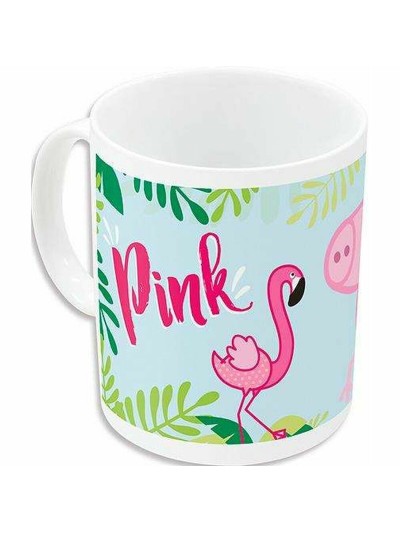 Mug Peppa Pig Having fun Ceramic Light Pink (350 ml)