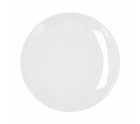 Flat plate Bidasoa Glacial Coupe Ceramic White (27 cm) (Pack 4x)