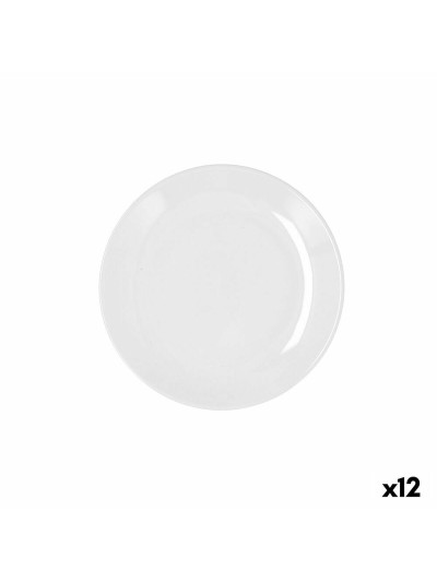 Dessert dish Bidasoa Glacial Coupe Ceramic White (19 cm) (Pack 12x)