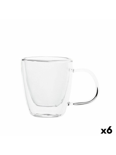 Cup Quid Serenia Transparent Glass 100 ml (6 Units)