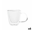 Cup Quid Serenia Transparent Glass 100 ml (6 Units)