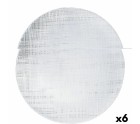 Bajo Plato Bidasoa Ikonic Transparente Vidrio Ø 28 cm (6 Unidades) (Pack 6x)