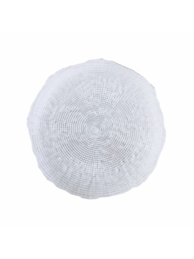 Plato Llano Quid Boreal Transparente Vidrio Ø 28 cm (6 Unidades) (Pack 6x)