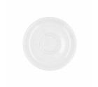 Flat Plate Bidasoa Glacial Coffee 100-180 ml White Ceramic (12 Units) (Pack 12x)