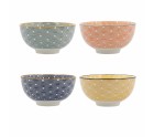Bowl Quid Pippa Ceramic Multicolour (11 cm) (Pack 24x)