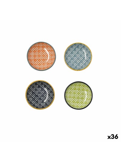 Plate Quid Pippa Multicolour Ceramic (36 Units) (Pack 36x)