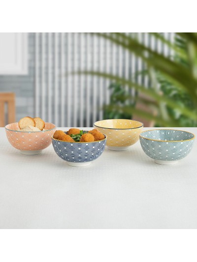 Bowl Quid Pippa Ceramic Multicolour (11 cm) (Pack 24x)
