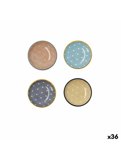 Bol para Aperitivos Quid Pippa Multicolor Cerámica (36 Unidades) (Pack 36x)