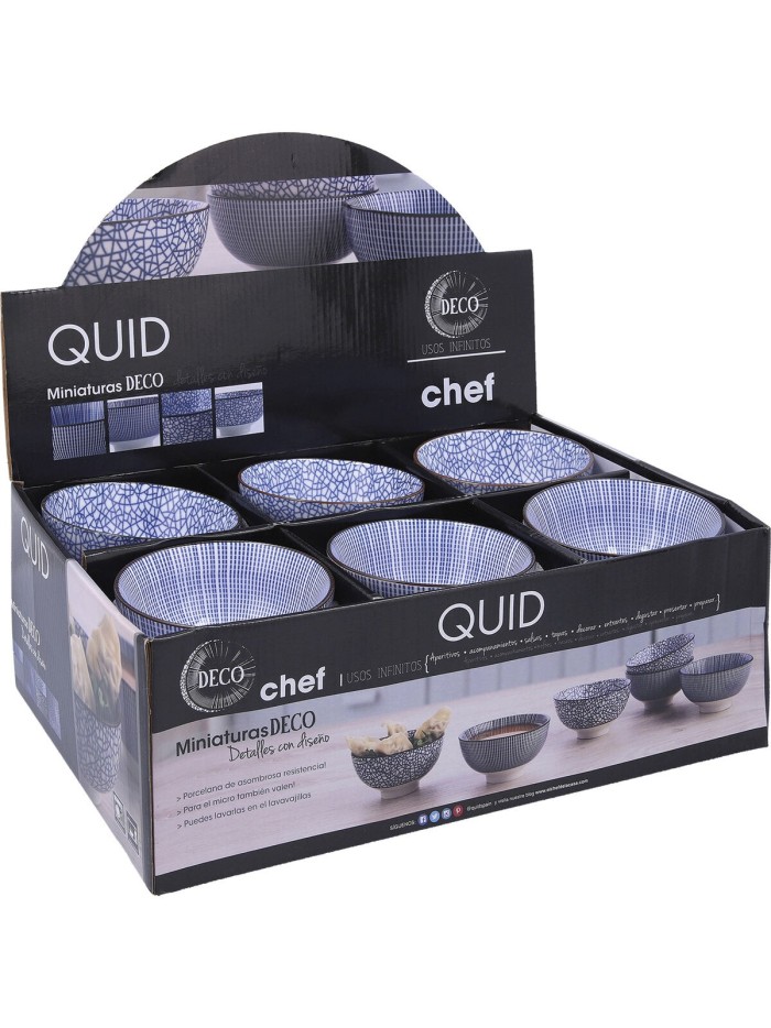 Bol Quid Chef Céramique Multicouleur (11 cm) (Pack 24x)