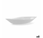 Fuente de Cocina Quid Gastro Cerámica Blanco (31 x 14,5 x 5,5 cm) (Pack 6x)