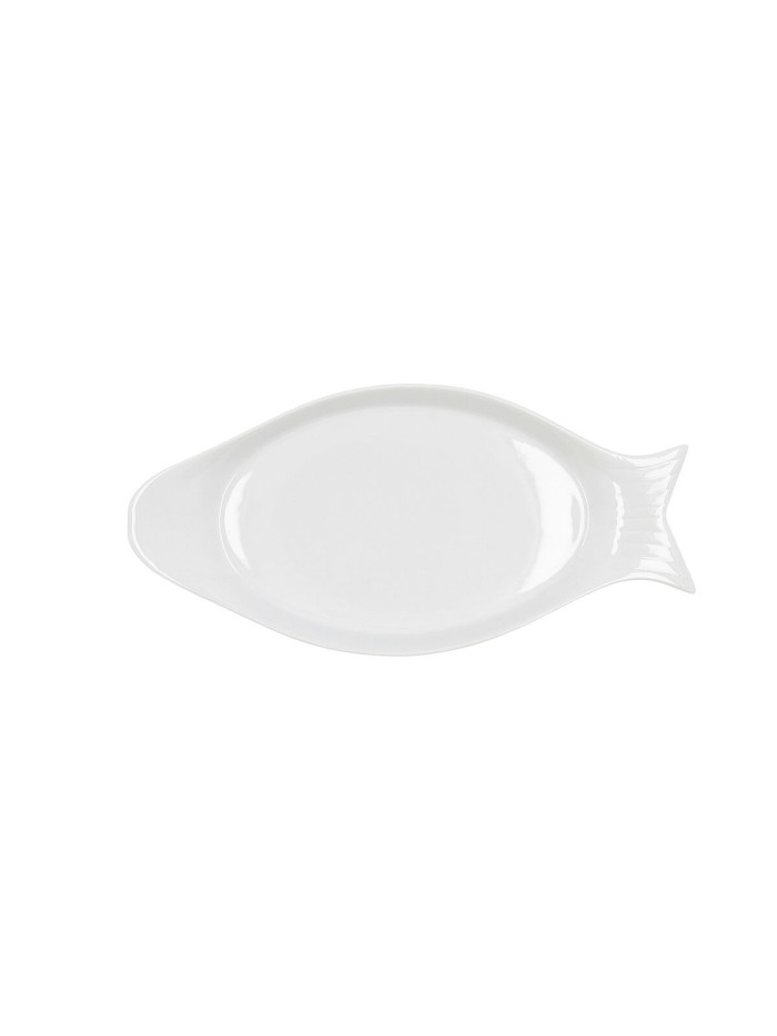 Fuente de Cocina Quid Gastro Cerámica Blanco (32.5 x 15,5 x 2,5 cm) (Pack 6x)