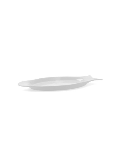 Fuente de Cocina Quid Gastro Cerámica Blanco (32.5 x 15,5 x 2,5 cm) (Pack 6x)