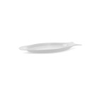 Fuente de Cocina Quid Gastro Cerámica Blanco (32.5 x 15,5 x 2,5 cm) (Pack 6x)