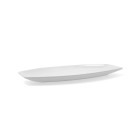 Serving Platter Quid Gastro Ceramic White (40 x 17,5 x 3,5 cm) (Pack 4x)