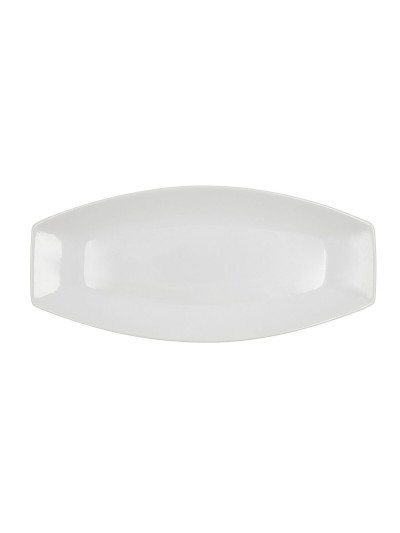 Serving Platter Quid Gastro Ceramic White (40 x 17,5 x 3,5 cm) (Pack 4x)