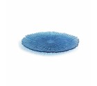 Plato Llano Quid Mar de Viento Azul Vidrio (Ø 28 cm) (Pack 6x)