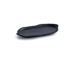 Bandeja de Aperitivos Quid A'bordo Negro Plástico Ø 29 cm (12 Unidades) (Pack 12x)
