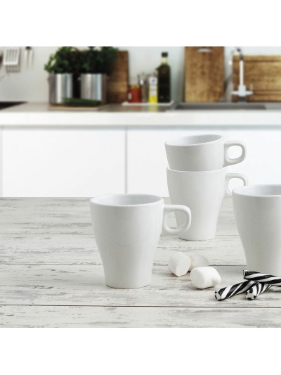 Cup Quid Appila Ceramic White (28 cl) (Pack 12x)