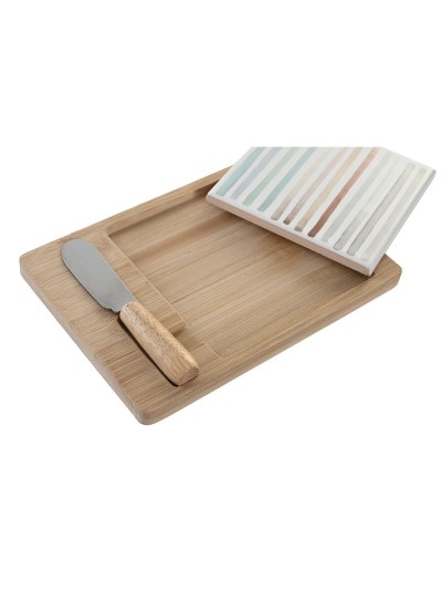 Bandeja de Aperitivos DKD Home Decor 21,5 x 11,8 x 1,5 cm Gres