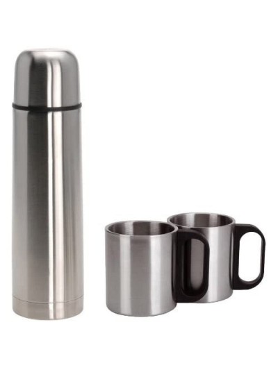 Thermos de Voyage Redcliffs Acier inoxydable 1 L 2 Tasses (3 Pièces)