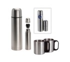 Termo de Viaje Redcliffs Acero Inoxidable 1 L 2 Tazas (3 Piezas)